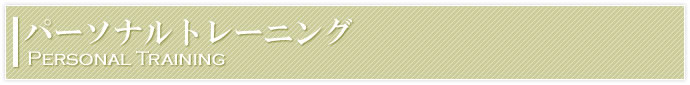 名古屋市中区/西区/北区/中村区のパーソナルトレーニング